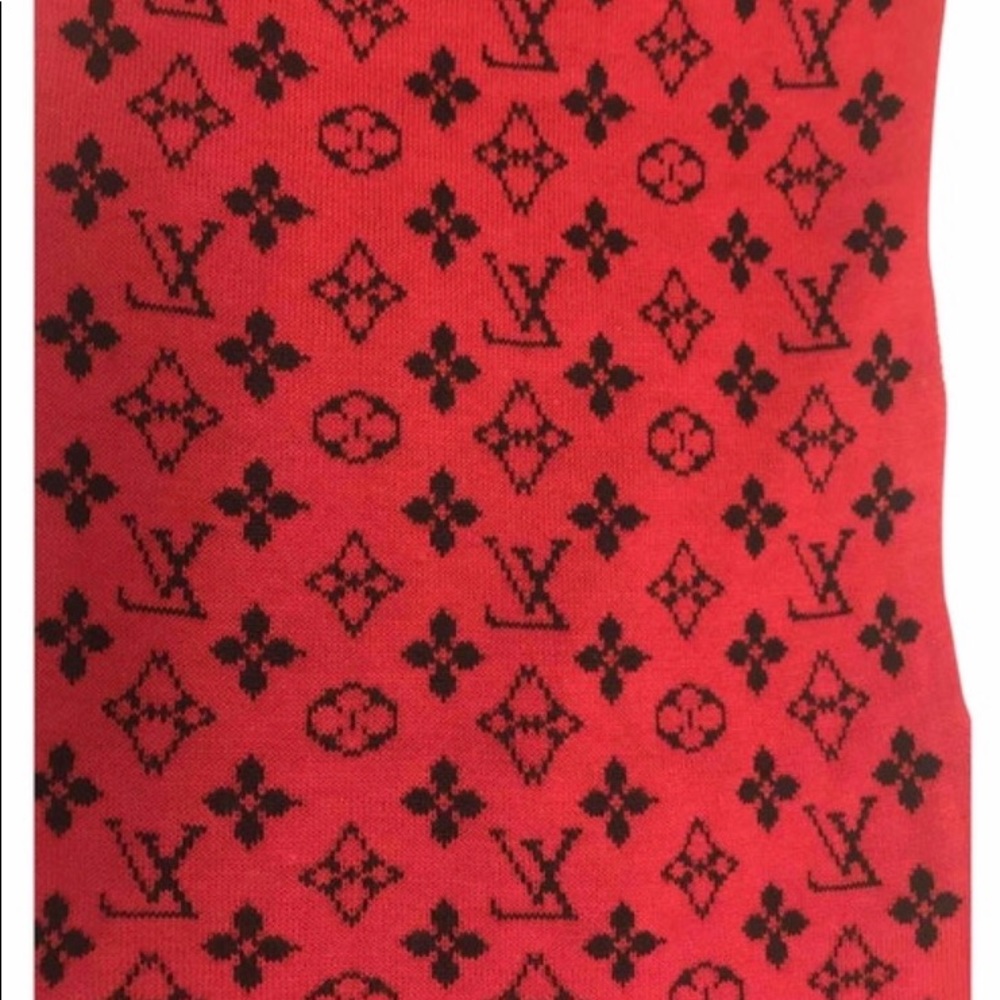 Louis Vuitton double face wool scarf
